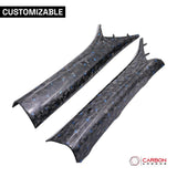 Custom Carbon Fiber Interior A-Pillars trim for 2016-2024 Chevy Camaro