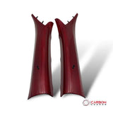 Custom Carbon Fiber Interior A-Pillars trim for 2016-2024 Chevy Camaro