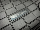 Custom Weathertech Floor Mat Logo (Etched Metal) - Universal