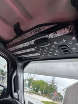 Freedom Series Sun Visor Overlays (Printed Series) - 2018+ Jeep Wrangler JL / Jeep Gladiator JT