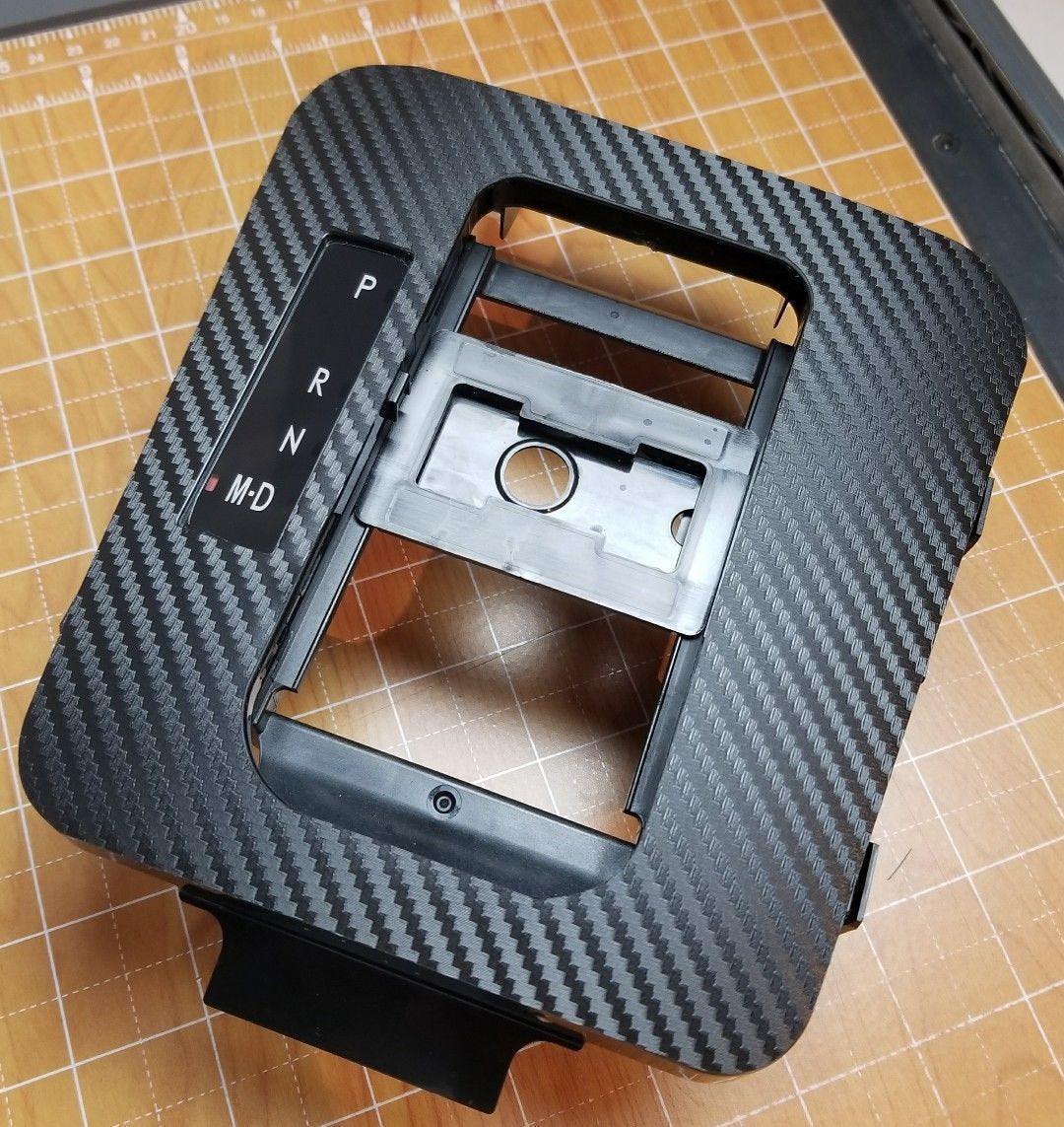 CVT Shifter Overlay (3D Carbon) - 2015-2021 Subaru WRX / 2014-2017 Forester / 2013-2017 Crosstrek XV