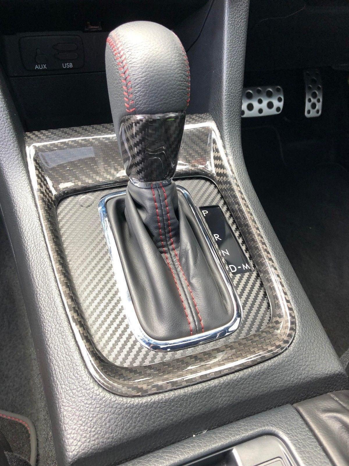 CVT Shifter Overlay (3D Carbon) - 2015-2021 Subaru WRX / 2014-2017 Forester / 2013-2017 Crosstrek XV