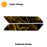 Topo Interior Front Door Grab Handle Overlay Kit (Printed + Laser Series) - 2021+ Bronco