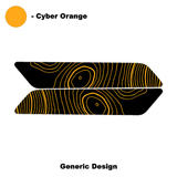 Topo Interior Rear Door Grab Handle Overlay Kit (Printed Series) - 2021+ Bronco 4 Door