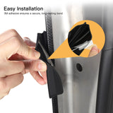 Cybertruck Door Armrest Pads (4-Pack) | Black Silicone for Comfort & Protection