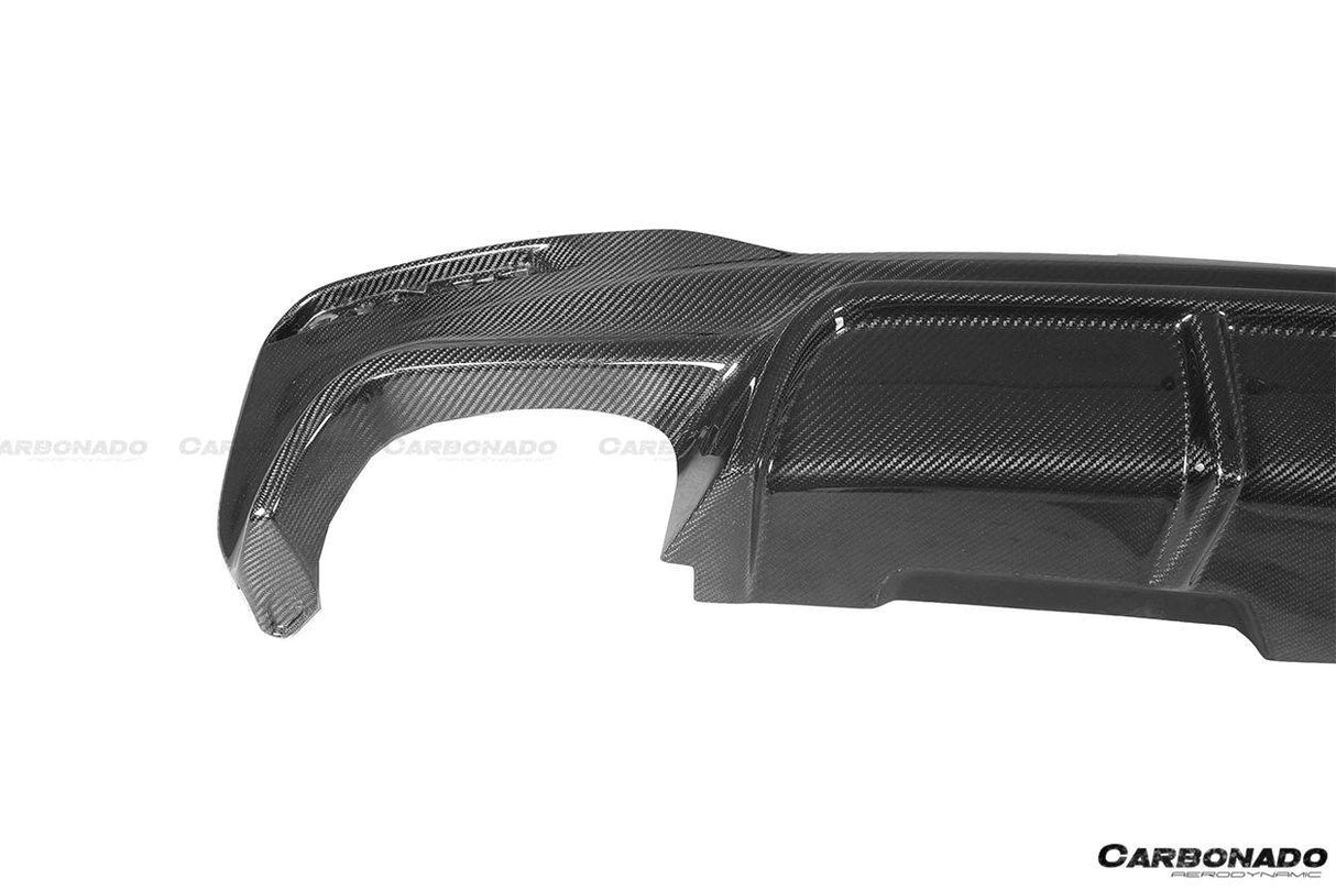 2017-2019 BMW 5 Series G30 G38 M-TECH ECC Style Carbon Fiber Rear Lip