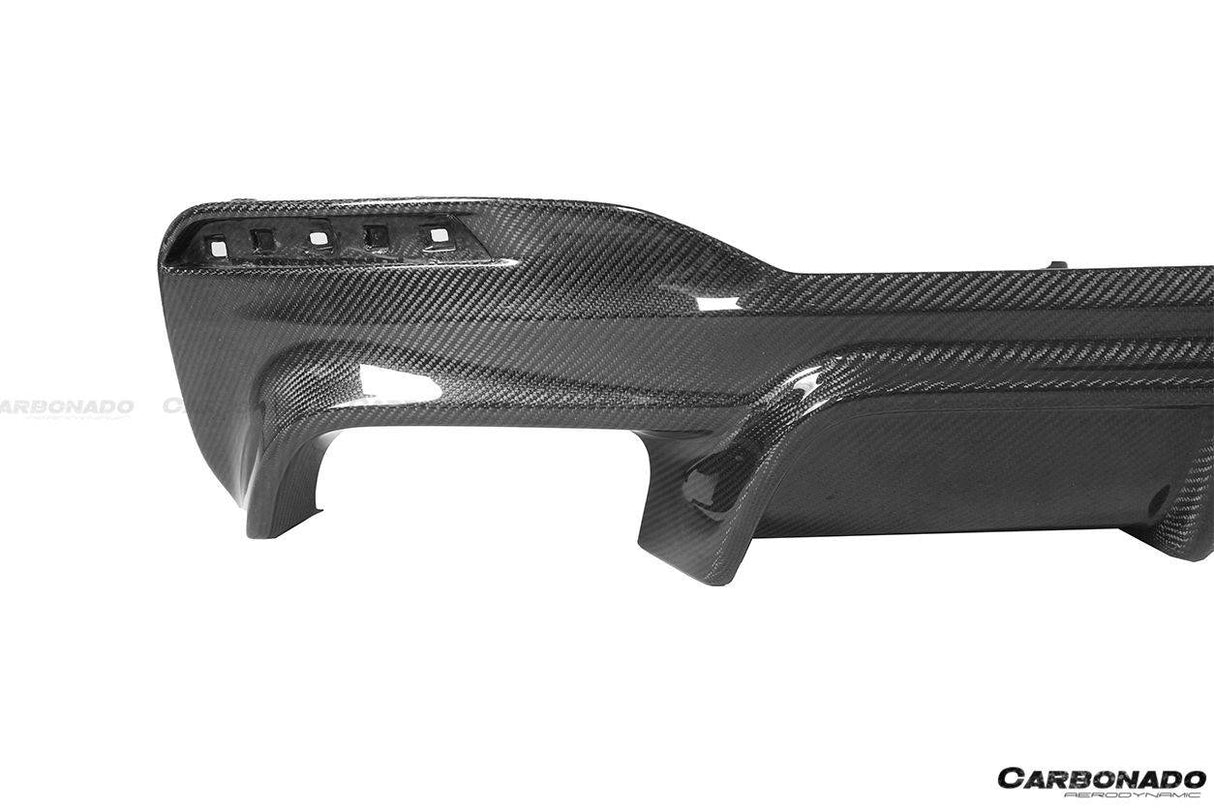 2017-2019 BMW 5 Series G30 G38 M-TECH ECC Style Carbon Fiber Rear Lip