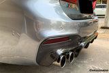 2017-2019 BMW 5 Series G30 G38 M-TECH ECC Style Carbon Fiber Rear Lip