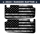 Freedom Series Sun Visor Overlays (Printed Series) - 2024+ Ranger Raptor (with Homelink)