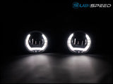 OLM LED / Corona Ring DRL Fog Light Housings - 2015-2021 WRX STI / 13-15 FR-S BRZ / 2014-2018 Forester