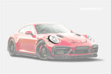 2019-UP Porsche 911 992 Headlight Eyelid Eyebrow Cover DarwinPRO (BKSSII) Fits Carrera, S, 4, 4S, Targa, Cabriolet