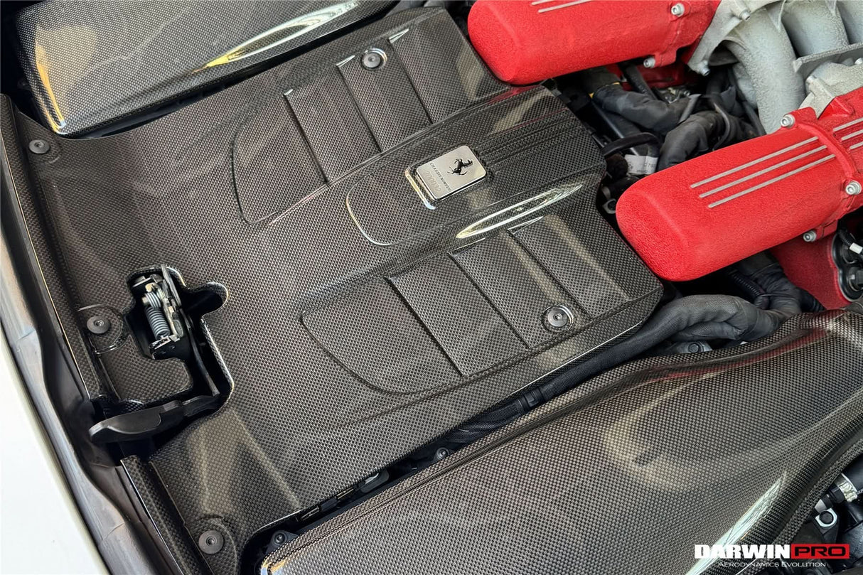 2012-2017 Ferrari F12 Berlinetta Dry Carbon Fiber Engine Cover Replacement