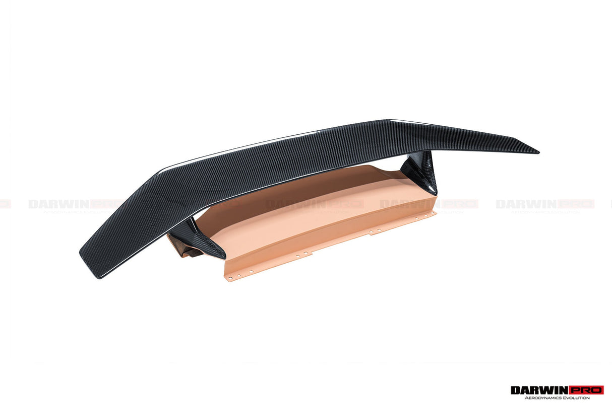 2015-2025 Lamborghini Huracan LP610 & LP580 & EVO Tecnica Style Dry Carbon Fiber Trunk Spoiler Wing