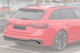 2017-2024 Audi RS4 B9 Carbon Fiber Rear Diffuser Trim Lip