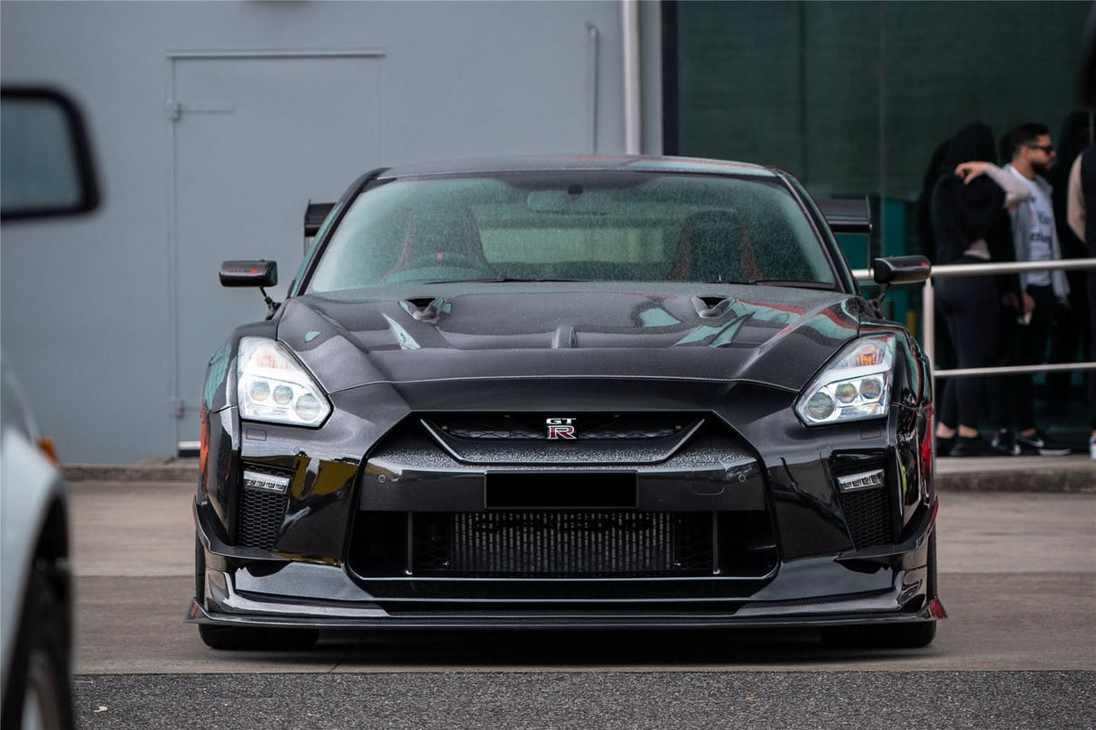 2017-2023 Nissan GTR R35 EBA BKSS Style Carbon Fiber Front Lip