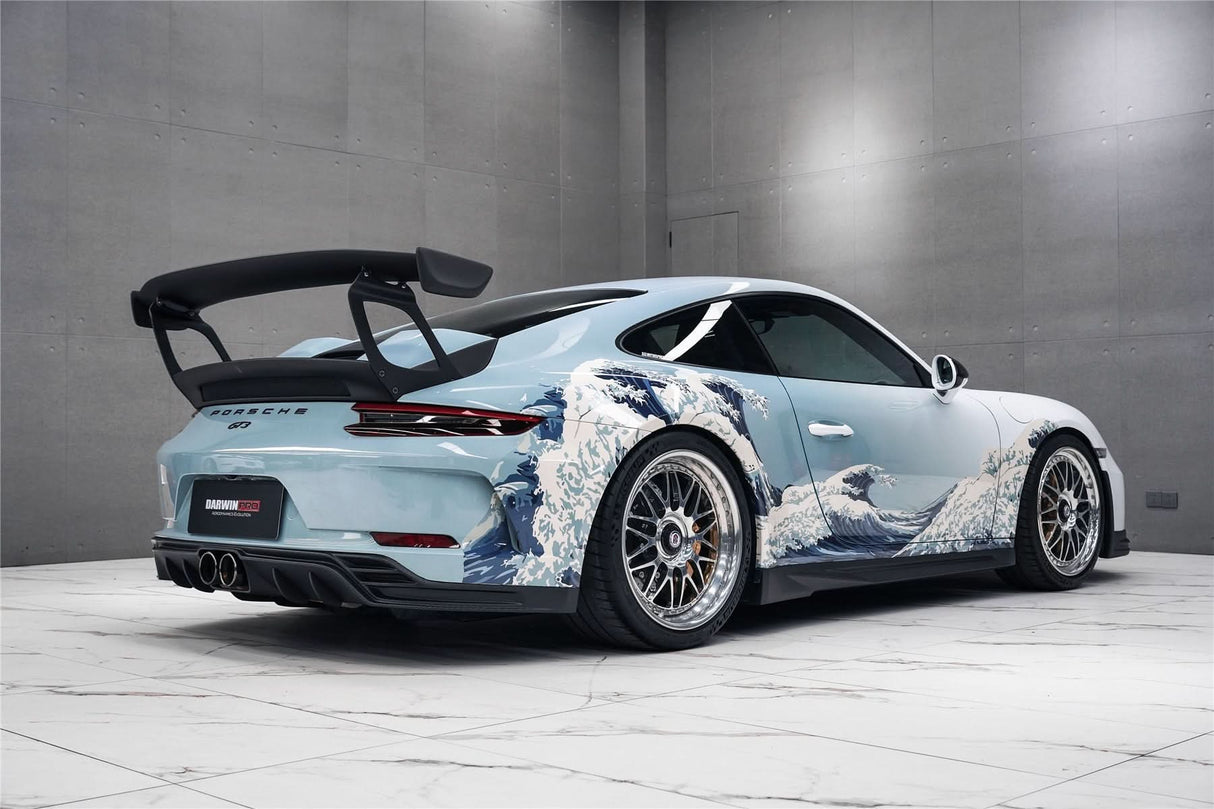 DarwinPRO 2017-2019 Porsche 911 991.2 GT3 Only GT2RS Style Trunk Spoiler Wing