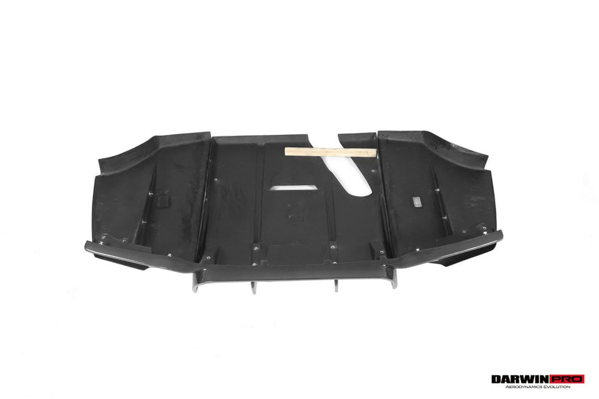 2013-2019 BMW 3 Series F30 F35 M-Tech GV Carbon Fiber Rear Lip with Diffuser & Caps