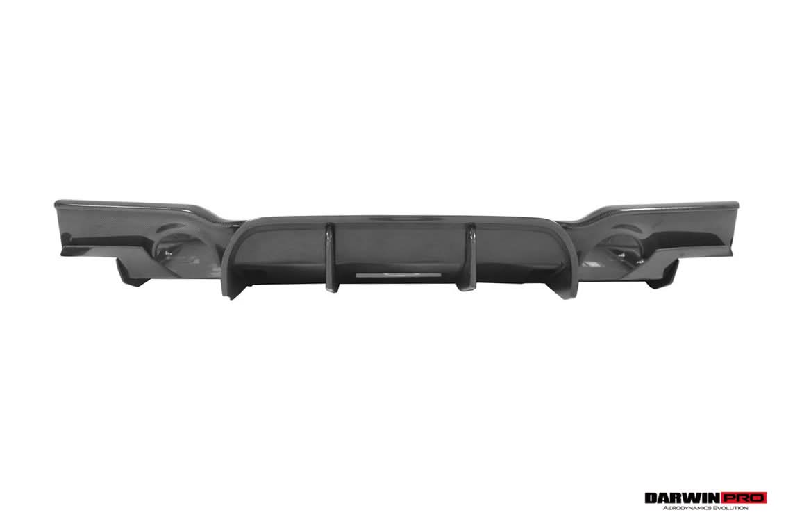 2013-2019 BMW 3 Series F30 F35 M-Tech GV Carbon Fiber Rear Lip with Diffuser & Caps