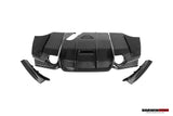 DarwinPRO 2013-2019 BMW 3 Series F30 F35 M-Tech GV Style Carbon Fiber Rear Lip with undertray