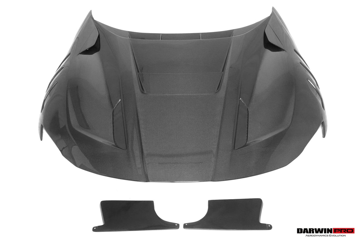 2023-UP Ferrari Purosangue F175 Partial Carbon Fiber Front Bumper And Hood DarwinPRO iMP Design