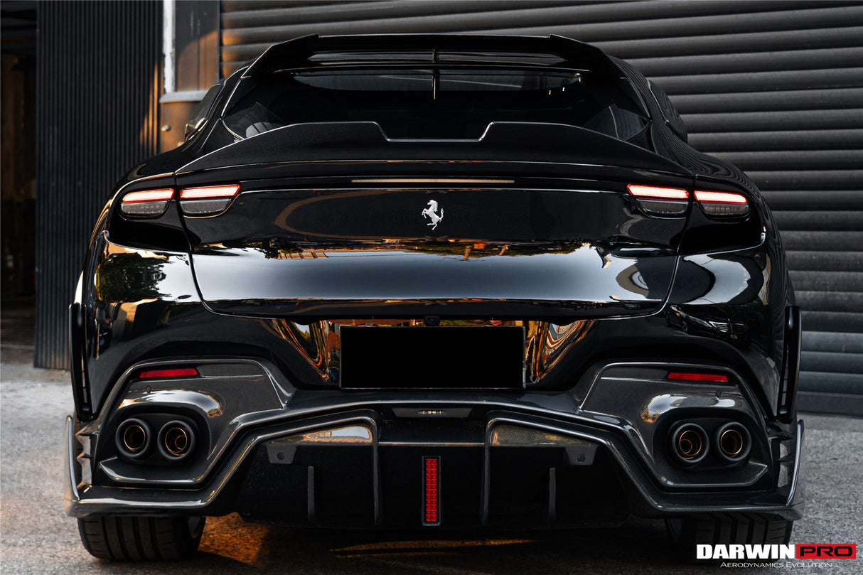 2023-UP Ferrari Purosangue F175 Carbon Fiber Roof Spoiler DarwinPRO iMP Design Ver.2