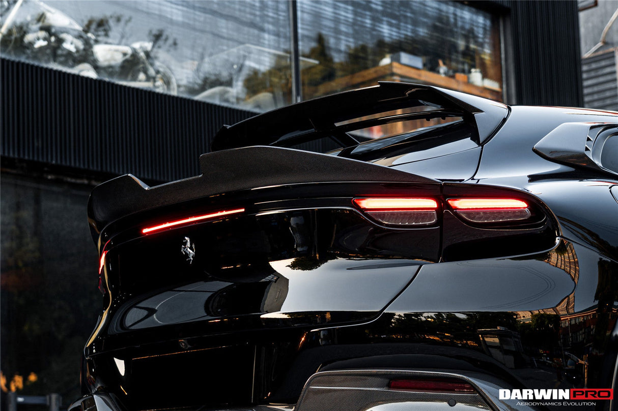 2023-UP Ferrari Purosangue F175 Carbon Fiber Roof Spoiler DarwinPRO iMP Design Ver.2