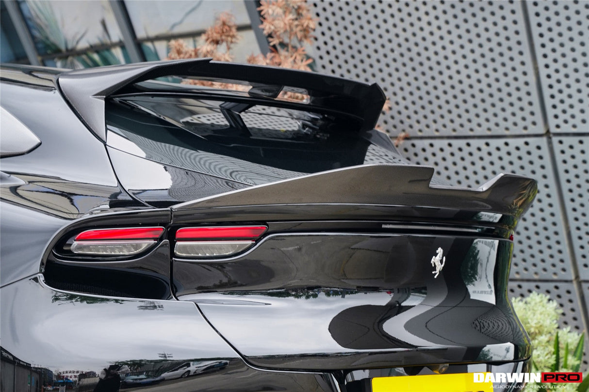 2023-UP Ferrari Purosangue F175 Carbon Fiber Roof Spoiler DarwinPRO iMP Design Ver.2