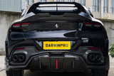 2023-UP Ferrari Purosangue F175 Carbon Fiber Rear Diffuser DarwinPRO iMP Design
