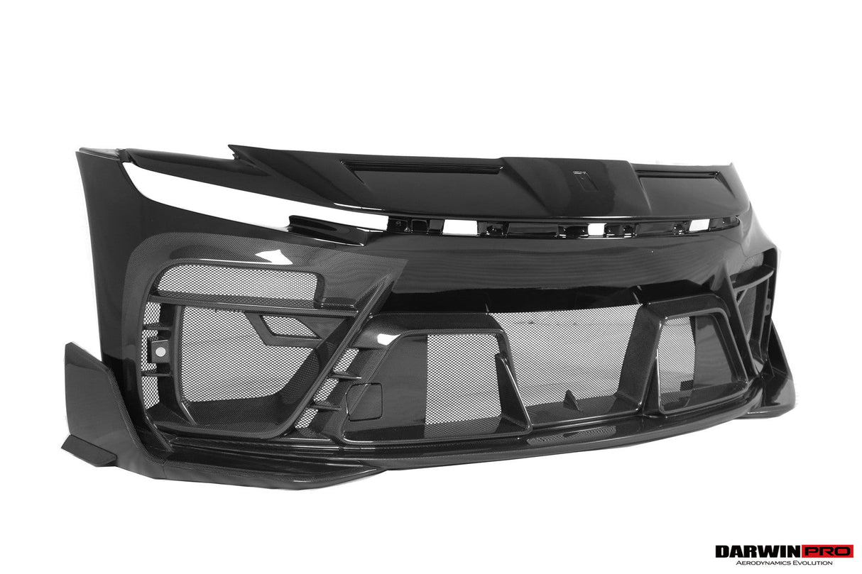 2023-UP Ferrari Purosangue F175 Partial Carbon Fiber Front Bumper And Hood DarwinPRO iMP Design
