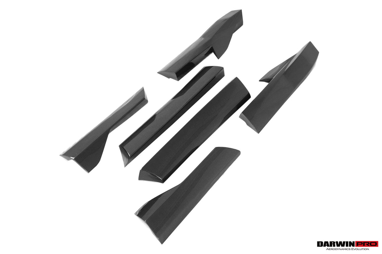 2023-UP Ferrari Purosangue F175  Carbon Fiber Side Skirts DarwinPRO iMP Design Ver.2