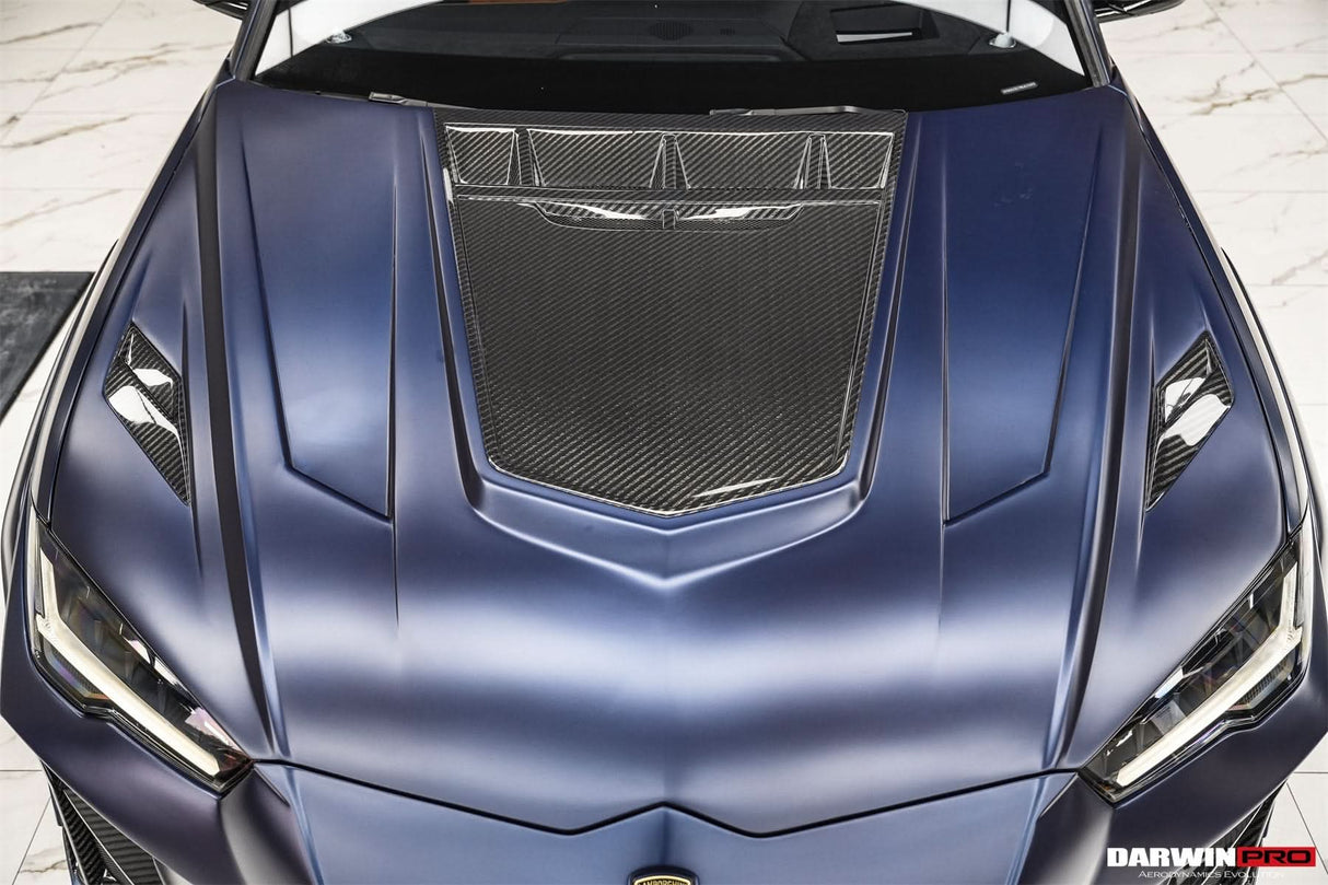 DarwinPRO 2018-2025 Lamborghini URUS BKSS Part Carbon Fiber Hood And Front Bumper | Fits URUS, S, Performante