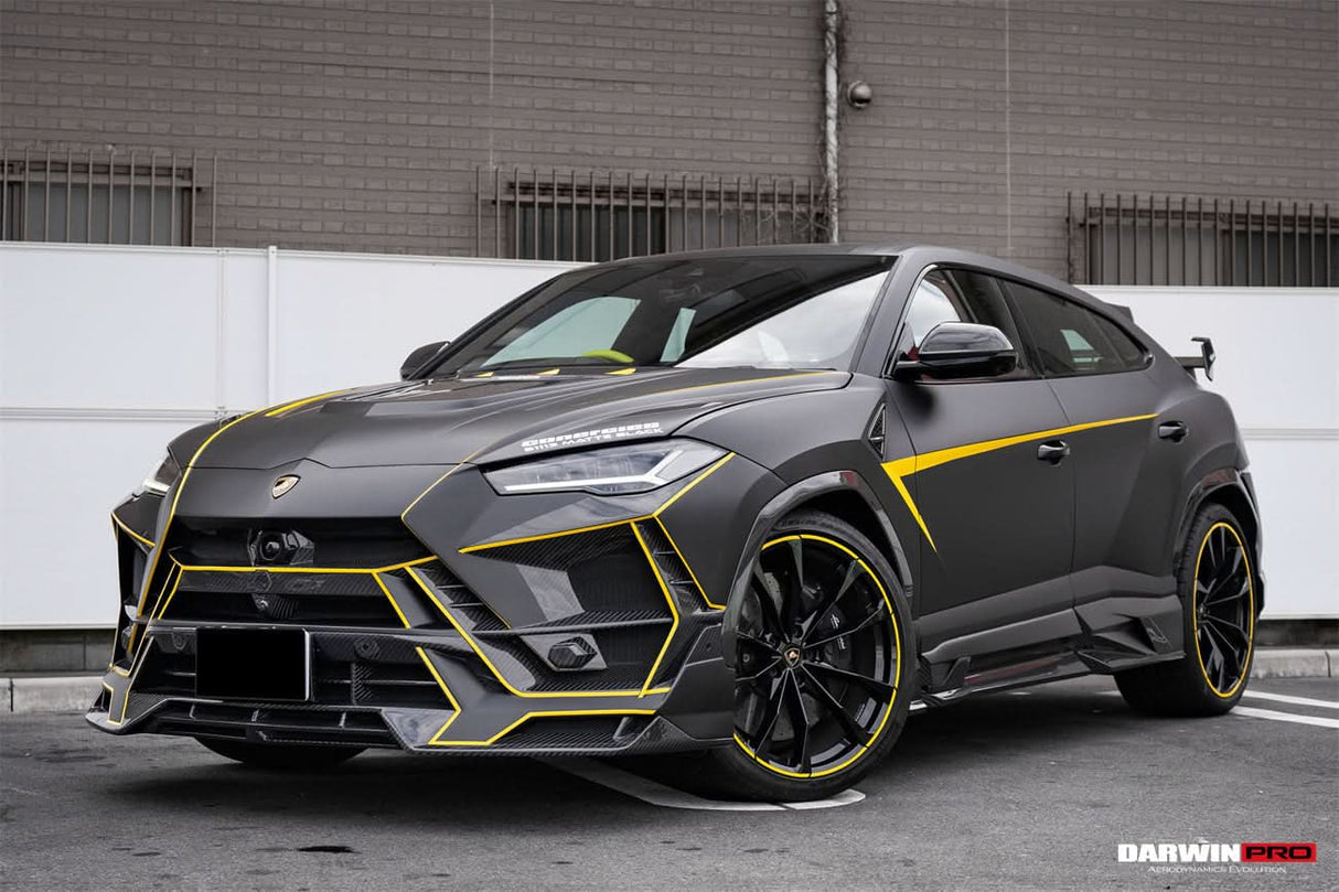 DarwinPRO 2018-2025 Lamborghini URUS BKSS Part Carbon Fiber Side Skirts | Fits URUS, S, Performante
