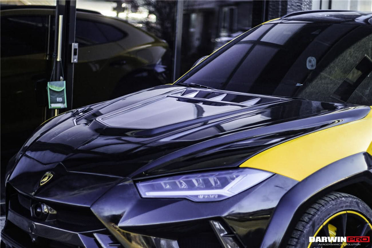 DarwinPRO 2018-2025 Lamborghini URUS BKSS Part Carbon Fiber Hood And Front Bumper | Fits URUS, S, Performante