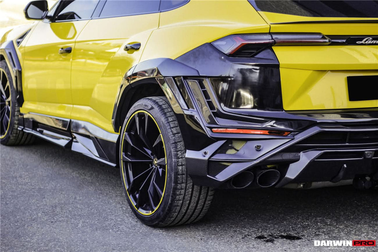 DarwinPRO 2018-2025 Lamborghini URUS BKSS Part Carbon Fiber Side Skirts | Fits URUS, S, Performante