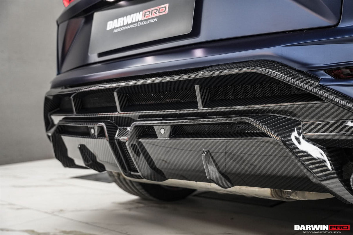 DarwinPRO 2018-2025 Lamborghini URUS BKSS Part Carbon Fiber Rear Bumper | Fits URUS, S, Performante