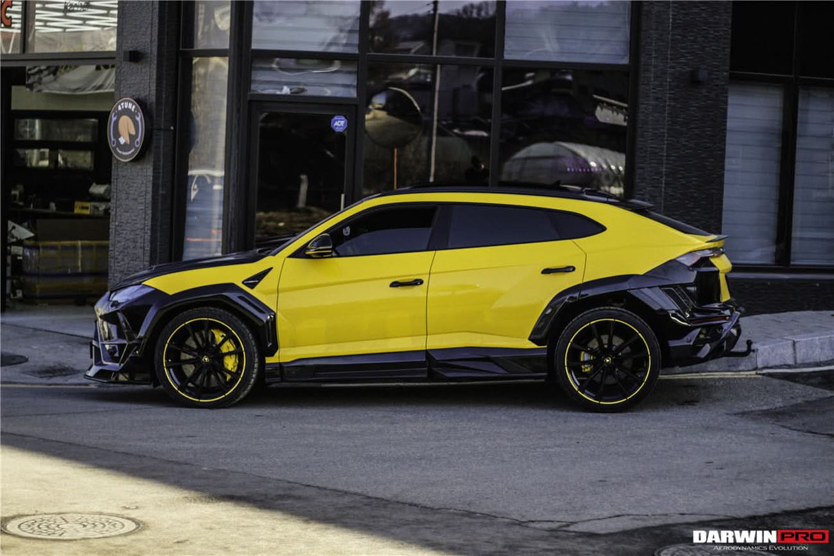DarwinPRO 2018-2025 Lamborghini URUS BKSS Part Carbon Fiber Side Skirts | Fits URUS, S, Performante
