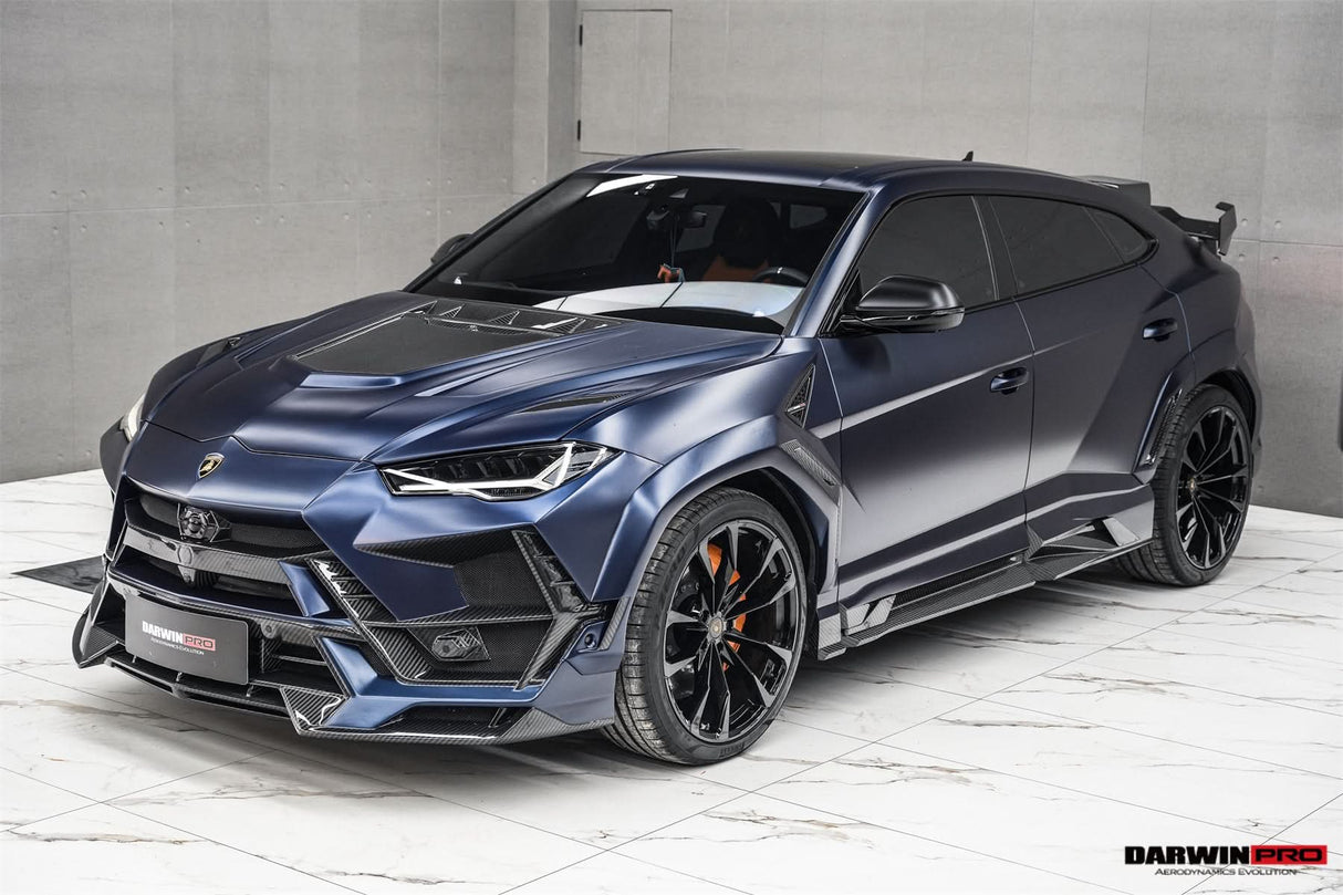 DarwinPRO 2018-2025 Lamborghini URUS BKSS Part Carbon Fiber Side Skirts | Fits URUS, S, Performante