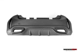 2016-2020 Smart Fortwo 453 BKSS Style Partial Carbon Fiber Rear Bumper