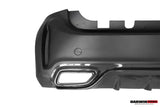 2016-2020 Smart Fortwo 453 BKSS Style Partial Carbon Fiber Rear Bumper