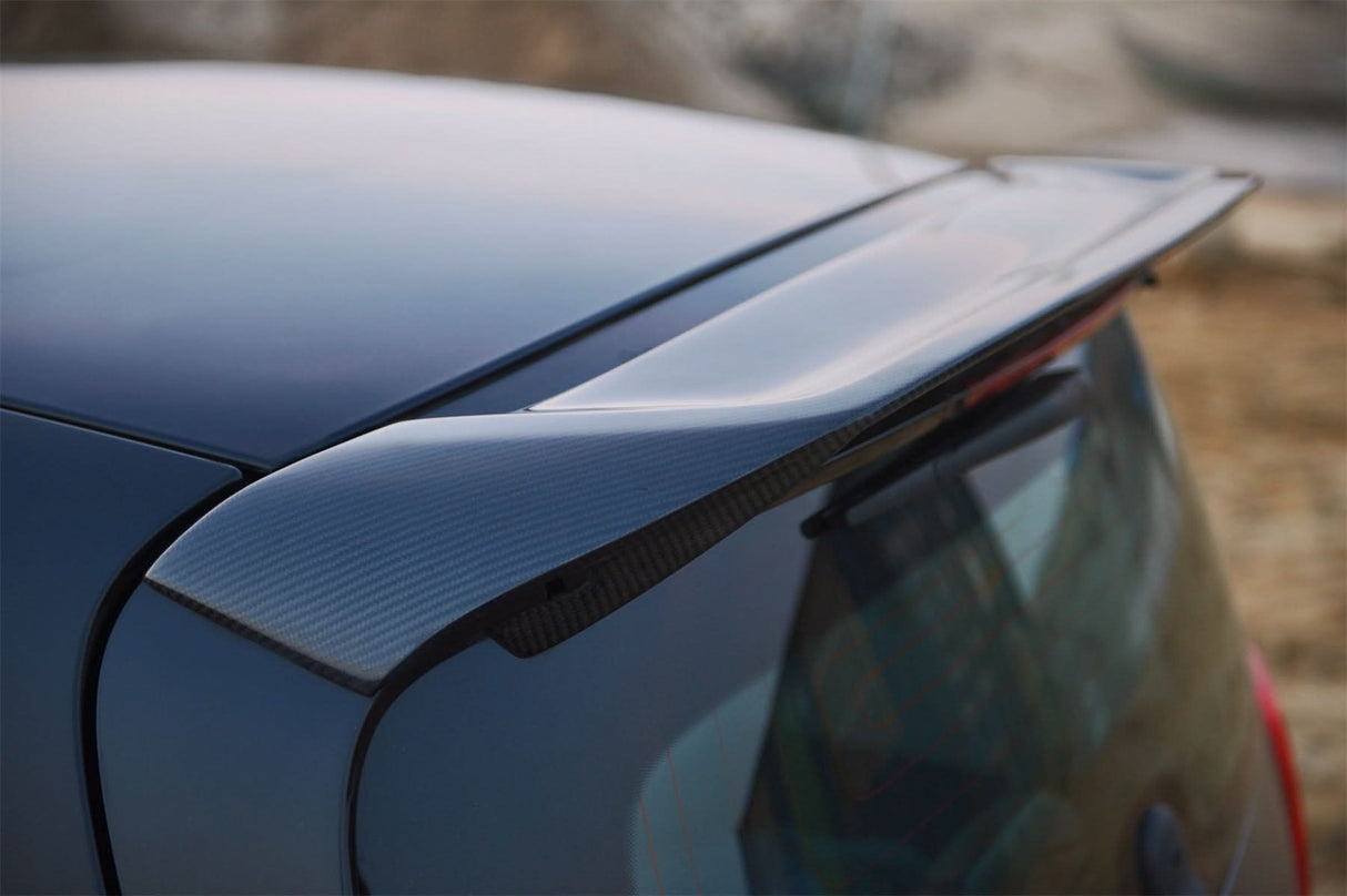 2016-2022 Mercedes Benz Smart Fortwo 453 Carbon Fiber Roof Spoiler DarwinPRO (BKSS)