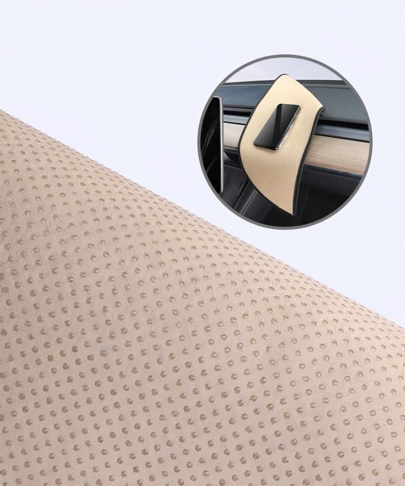 Dashboard Blackout Mat for Model 3/Y Anti-Glare Flannel Dash Cover