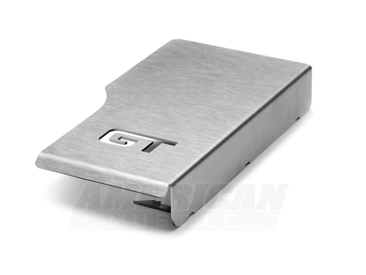 SpeedForm Dead Pedal Cover; GT Logo (05-14 Mustang)
