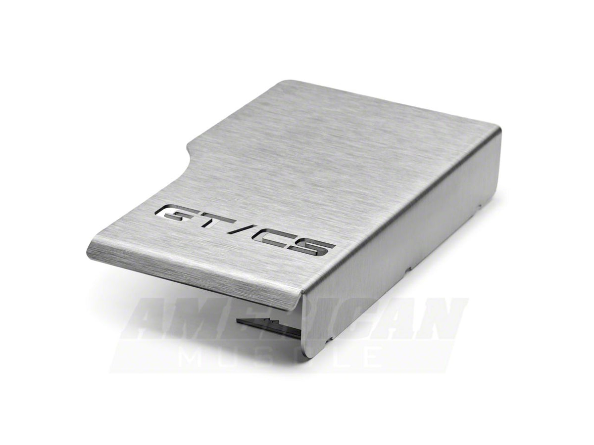 SpeedForm Dead Pedal Cover; GT/CS Logo (05-14 Mustang)