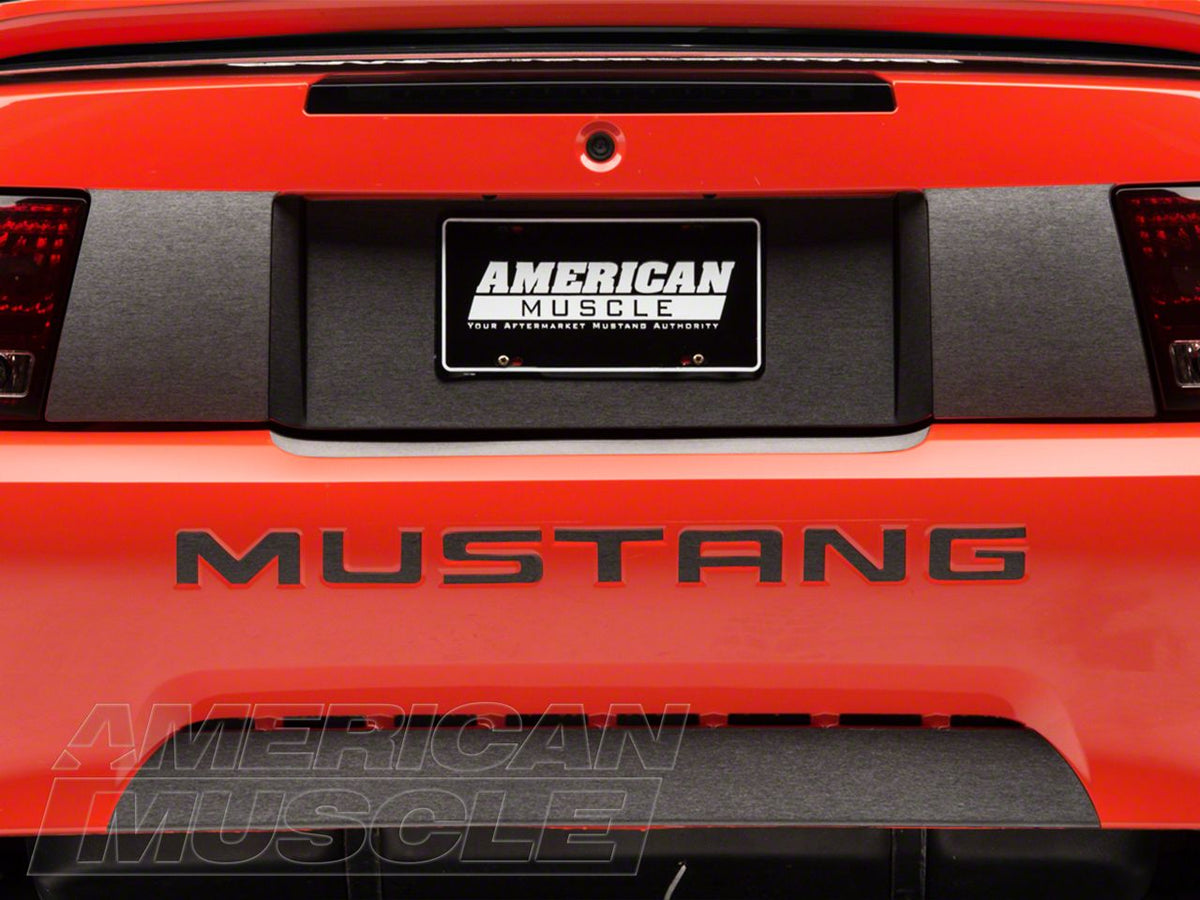 SEC10 Brushed Black Rear Decklid Blackout Decal (99-04 Mustang)