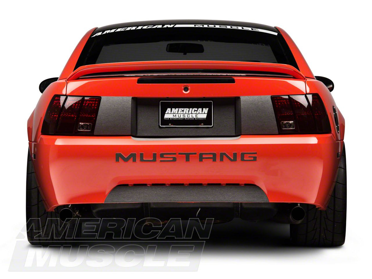 SEC10 Brushed Black Rear Decklid Blackout Decal (99-04 Mustang)
