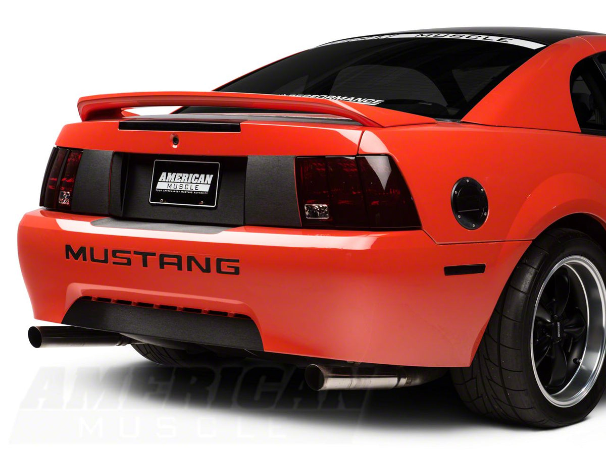 SEC10 Brushed Black Rear Decklid Blackout Decal (99-04 Mustang)