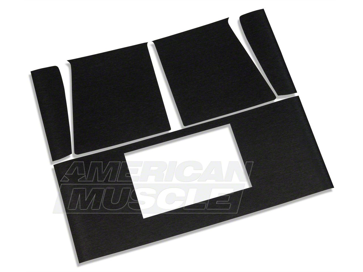 SEC10 Brushed Black Rear Decklid Blackout Decal (99-04 Mustang)