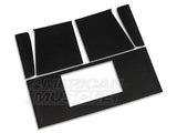 SEC10 Brushed Black Rear Decklid Blackout Decal (99-04 Mustang)