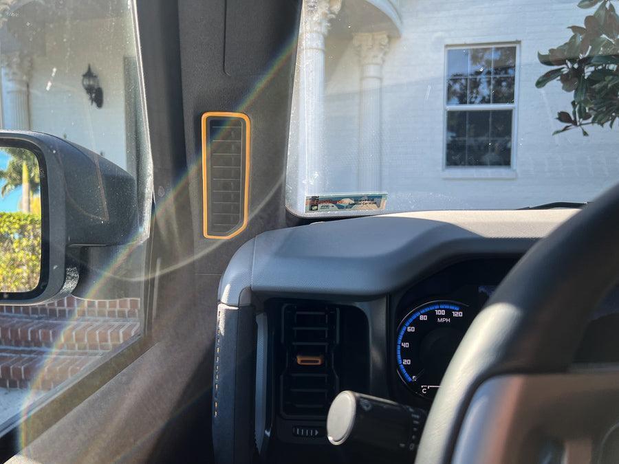 Defroster Vent Outline (Standard Series) - 2021+ Bronco