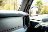 Defroster Vent Outline (Printed Series Vinyl) - 2021+ Bronco